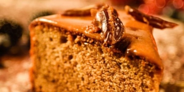 Eggless Date and Nut Loaf Cake